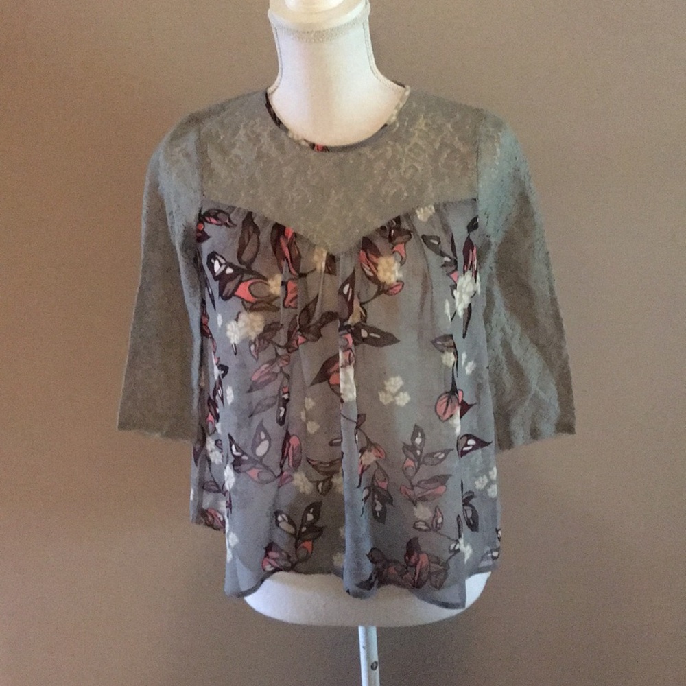 Jack by BB Dakota Lace Crop Top